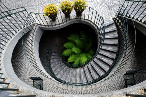 photography of stairs